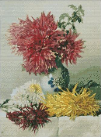 (image for) Duffield: Chrysanthemums in a Vase